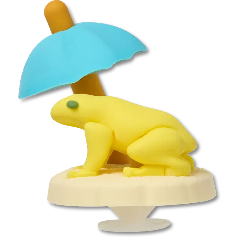 3D-Jibbitz-Anstecker „Chilling Frog“ 3D-Jibbitz-Anstecker „Chilling Frog“
