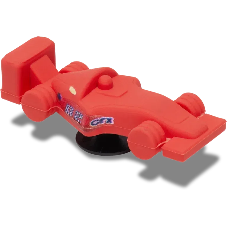 3D-Jibbitz-Anstecker „Roter Rennwagen“ 3D-Jibbitz-Anstecker „Roter Rennwagen“