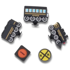 3D-Zug-Jibbitz-Anstecker, 5er-Pack 3D-Zug-Jibbitz-Anstecker, 5er-Pack