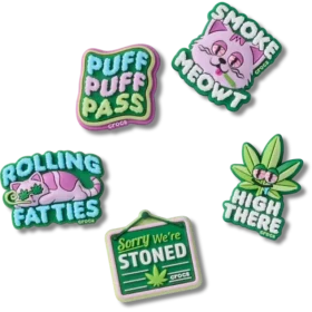 420 „Hemp Cuties“ – 5er-Pack Jibbitz-Anstecker 420 „Hemp Cuties“ – 5er-Pack Jibbitz-Anstecker