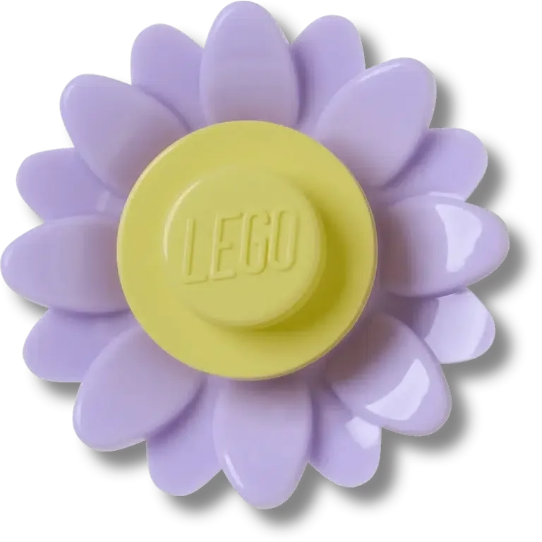 4Lw Jibbitz-Anstecker „Lila Blume“ 4Lw Jibbitz-Anstecker „Lila Blume“