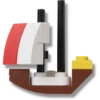 4Lw Segelboot-Jibbitz™-Anstecker 4Lw Segelboot-Jibbitz™-Anstecker