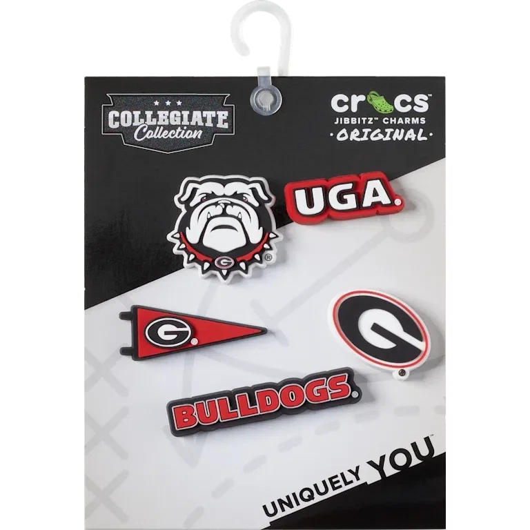 5er-Pack Jibbitz-Anstecker der University of Georgia 5er-Pack Jibbitz-Anstecker der University of Georgia