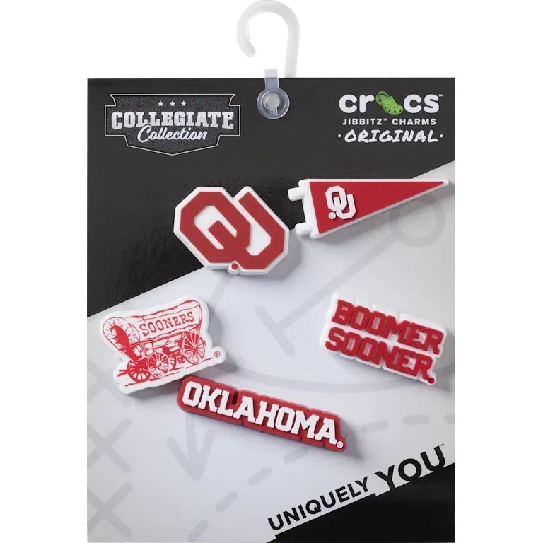 5er-Pack Jibbitz-Anstecker der University of Oklahoma 5er-Pack Jibbitz-Anstecker der University of Oklahoma