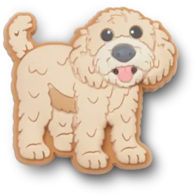 „B’golden Doodle Puppy Jibbitz-Schuhanhänger“ „B’golden Doodle Puppy Jibbitz-Schuhanhänger“