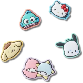 „B’hello Kitty® und Freunde – 5er-Pack Jibbitz-Schuhanhänger“ „B’hello Kitty® und Freunde – 5er-Pack Jibbitz-Schuhanhänger“