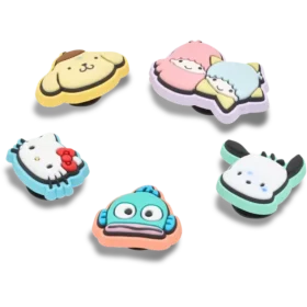 „B’hello Kitty® und Freunde – 5er-Pack Jibbitz-Schuhanhänger“ „B’hello Kitty® und Freunde – 5er-Pack Jibbitz-Schuhanhänger“