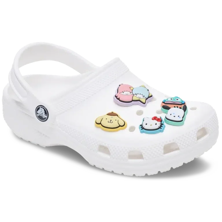 „B’hello Kitty® und Freunde – 5er-Pack Jibbitz-Schuhanhänger“ „B’hello Kitty® und Freunde – 5er-Pack Jibbitz-Schuhanhänger“