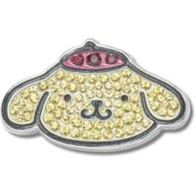 „B’pompompurin“ mit Swarovski®-Kristallen – Jibbitz™-Schuhanhänger „B’pompompurin“ mit Swarovski®-Kristallen – Jibbitz™-Schuhanhänger