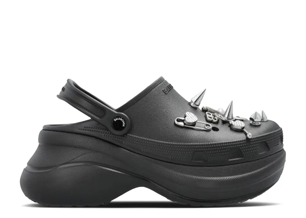 Balenciaga x Jibbitz Punk Mule „Black“ Balenciaga x Jibbitz Punk Mule „Black“