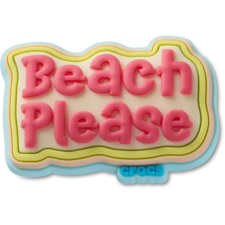 „Beach Please“ Jibbitz-Anstecker „Beach Please“ Jibbitz-Anstecker