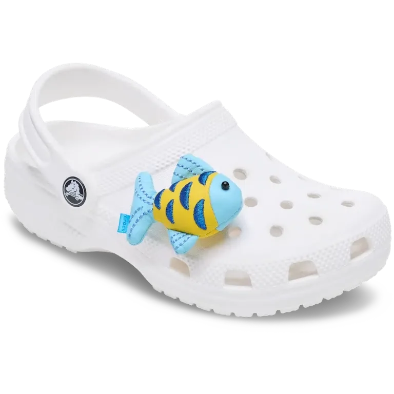 Blaue und goldene „Sparkle Fish“ Jibbitz-Anstecker Blaue und goldene „Sparkle Fish“ Jibbitz-Anstecker