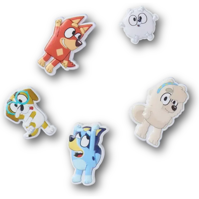 Bluey 5er-Pack Jibbitz™-Schuhanhänger Bluey 5er-Pack Jibbitz™-Schuhanhänger