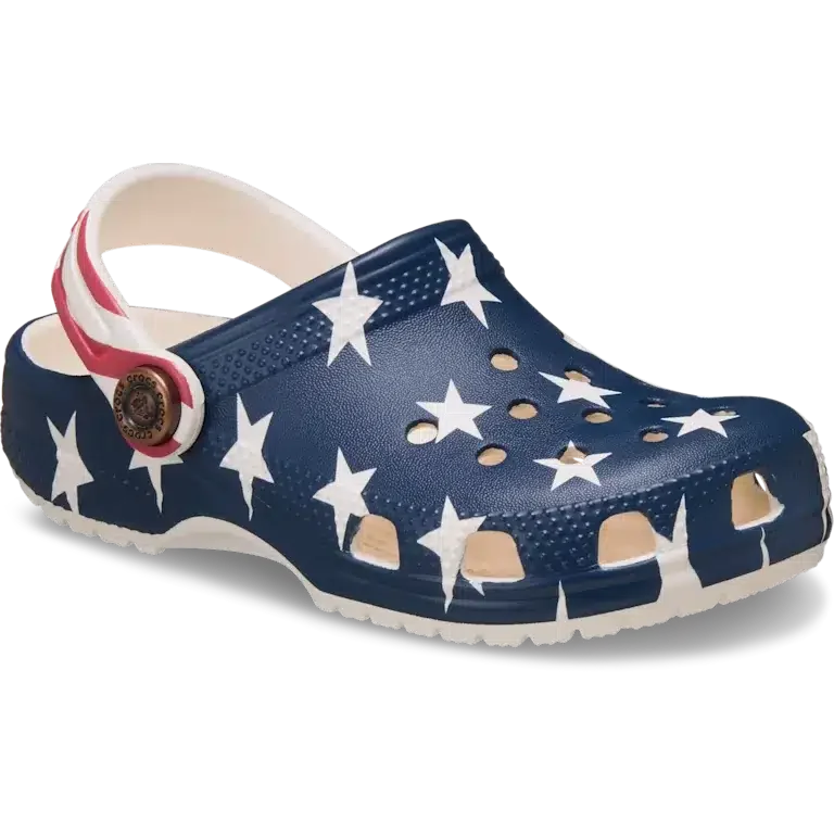 Classic American Flag Clog für Kleinkinder Classic American Flag Clog für Kleinkinder