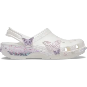 Classic Butterfly Sparkle Shaker Clog für Kleinkinder