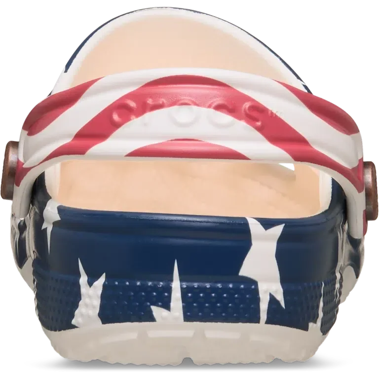Classic Clog für Kinder mit amerikanischer Flagge Classic Clog für Kinder mit amerikanischer Flagge