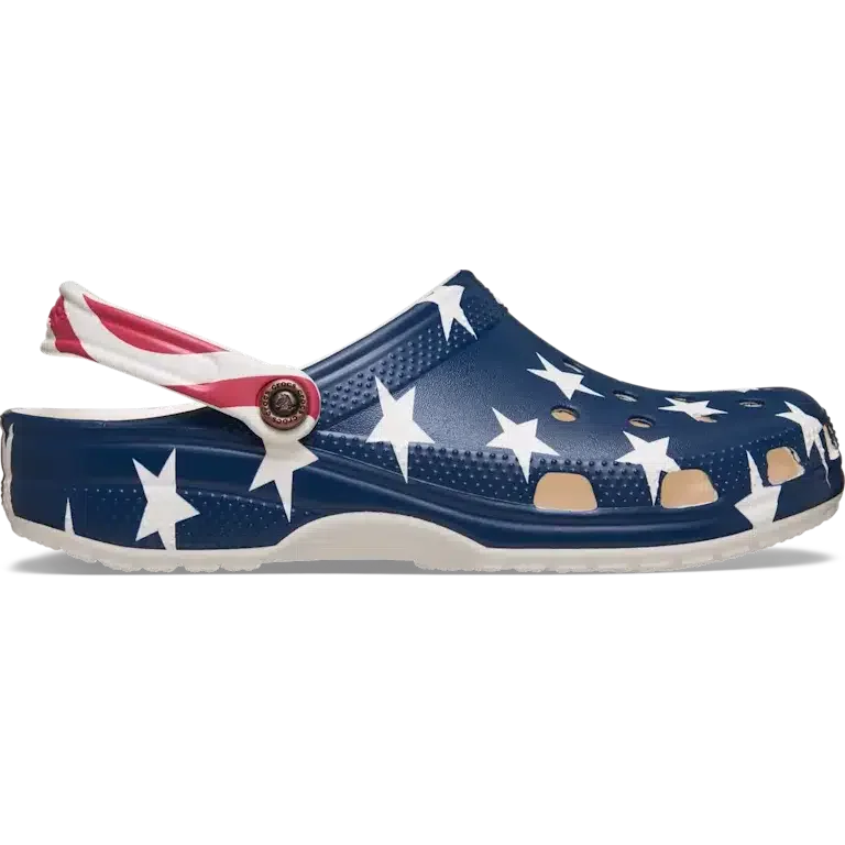 Classic Clog mit amerikanischer Flagge Classic Clog mit amerikanischer Flagge