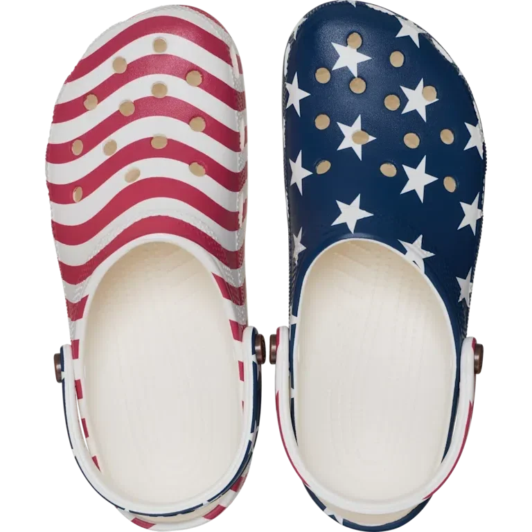 Classic Clog mit amerikanischer Flagge Classic Clog mit amerikanischer Flagge