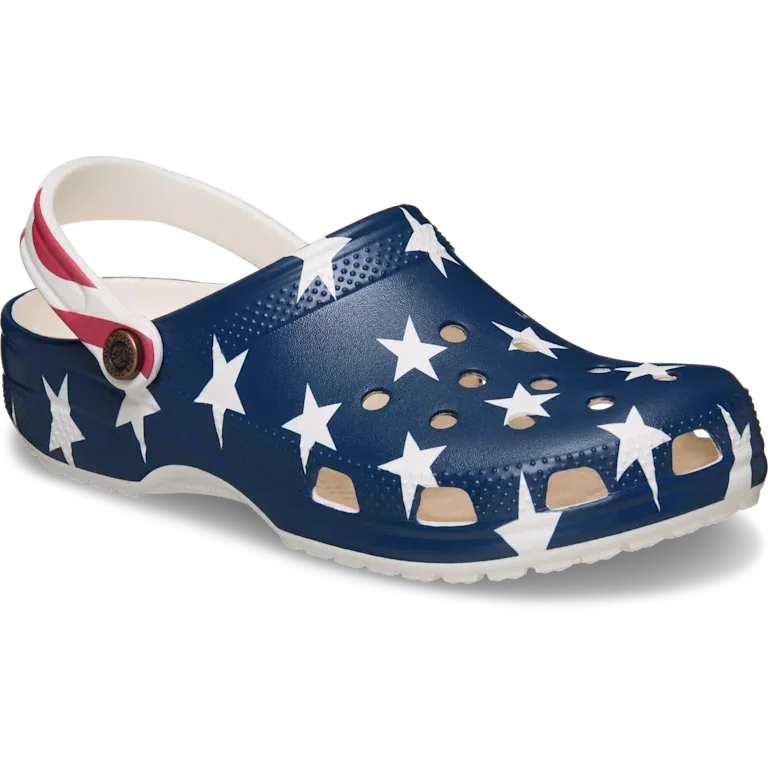 Classic Clog mit amerikanischer Flagge Classic Clog mit amerikanischer Flagge