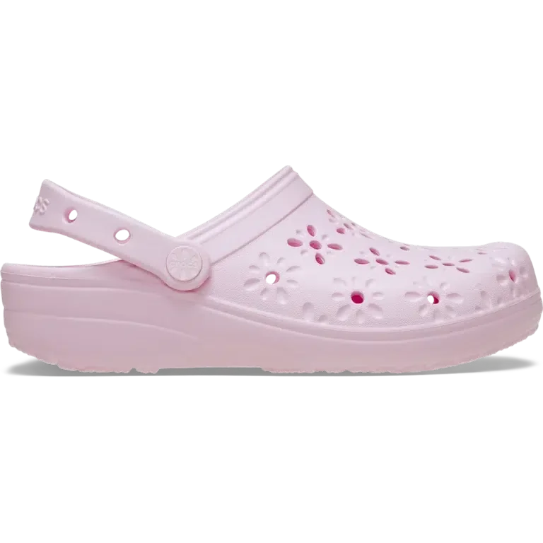 Classic Clog mit floralen Ausschnitten Classic Clog mit floralen Ausschnitten