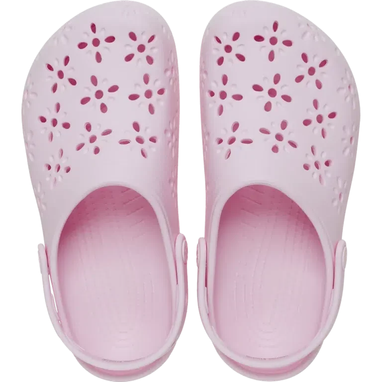 Classic Clog mit floralen Ausschnitten Classic Clog mit floralen Ausschnitten