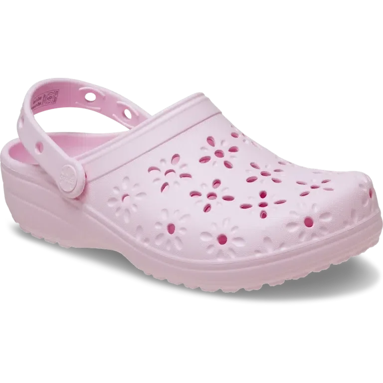 Classic Clog mit floralen Ausschnitten Classic Clog mit floralen Ausschnitten