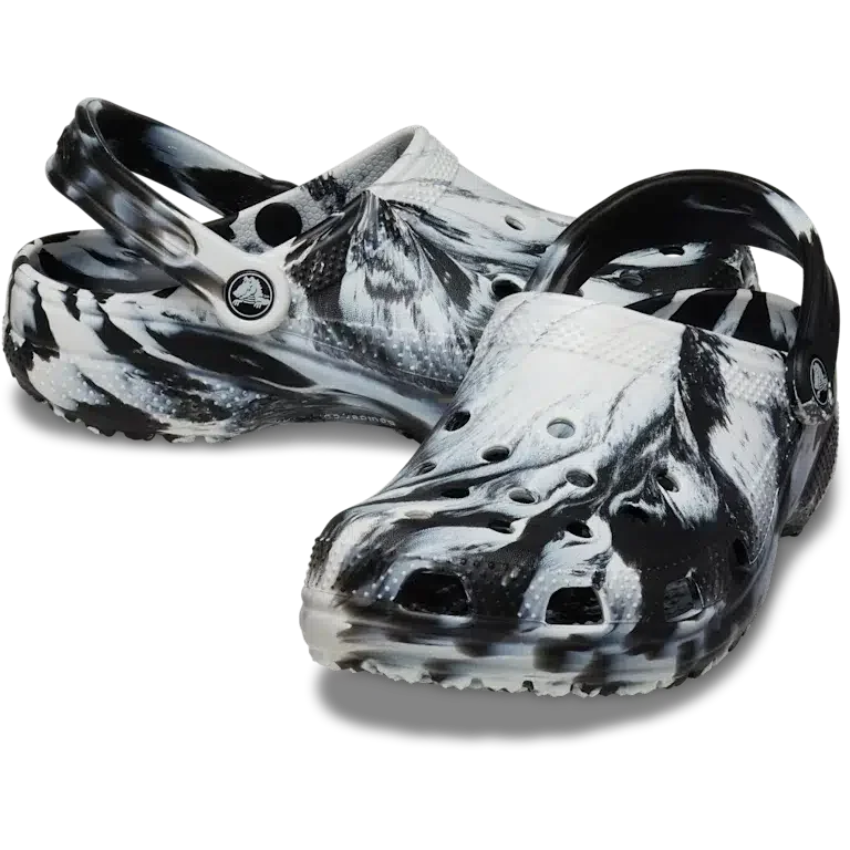 Classic Clog with Marbled Pattern Classic Clog with Marbled Pattern