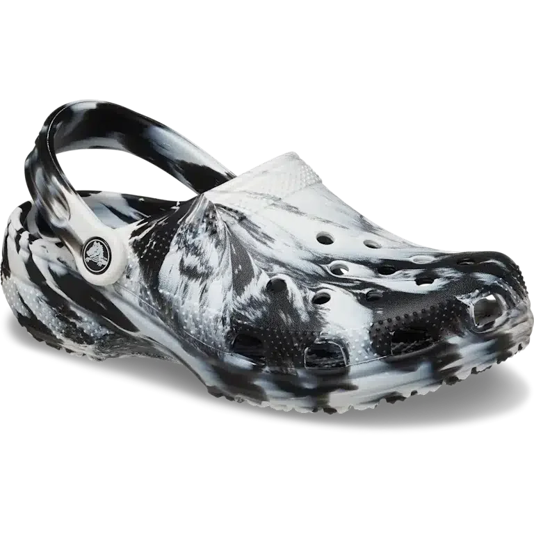 Classic Clog with Marbled Pattern Classic Clog with Marbled Pattern
