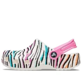 Classic Clogs mit Animal-Print „White Multi“ Classic Clogs mit Animal-Print „White Multi“