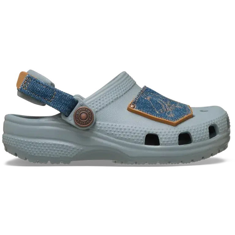 Classic Denim Clog für Kleinkinder mit verstellbarem Fersenriemen Classic Denim Clog für Kleinkinder mit verstellbarem Fersenriemen