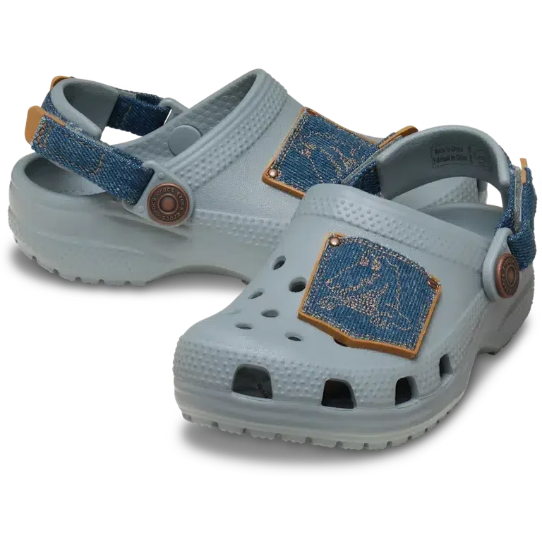 Classic Denim Clog für Kleinkinder mit verstellbarem Fersenriemen Classic Denim Clog für Kleinkinder mit verstellbarem Fersenriemen