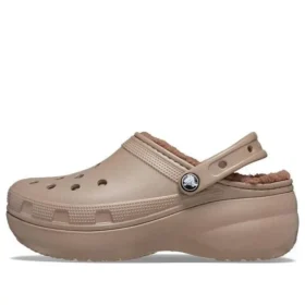 Classic Platform Lined Clogs „Mushroom“