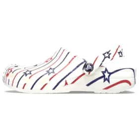 Classic Stars and Stripe Clog „White Multi“