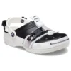Classic Zip Tie Buckle Clogs „Black White“