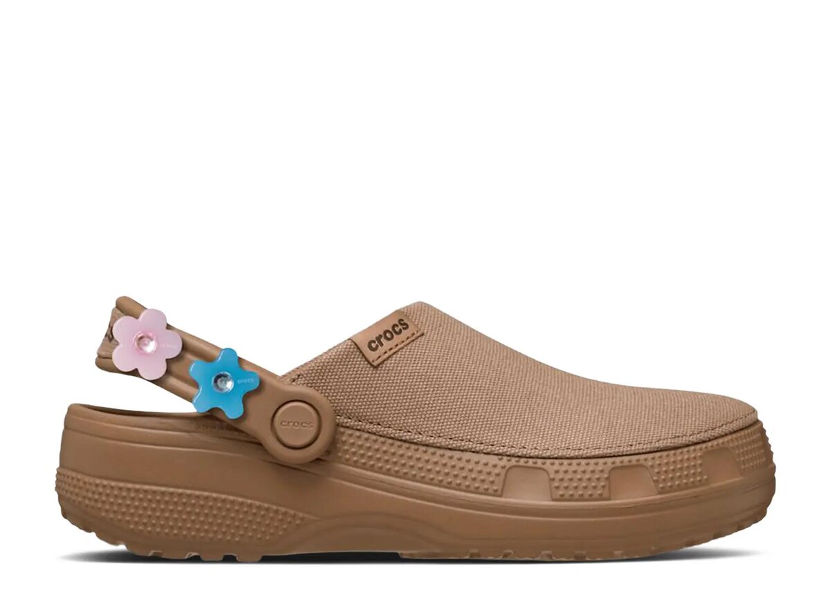 Crafted Enlighten Flower Clog „Milchschokolade“ Crafted Enlighten Flower Clog „Milchschokolade“