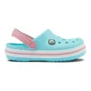 Crocband Clogs K „Blau-Weiß“