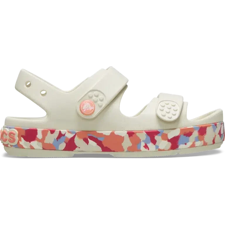 Crocband™ Cruiser Glow Confetti Band-Sandale für Kinder. Crocband™ Cruiser Glow Confetti Band-Sandale für Kinder.