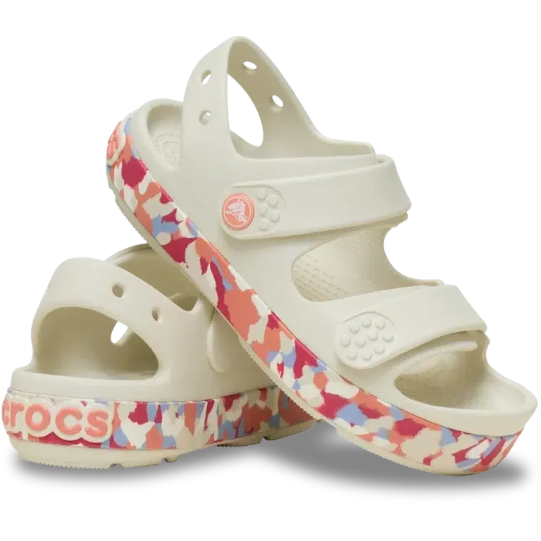 Crocband™ Cruiser Glow Confetti Band-Sandale für Kinder. Crocband™ Cruiser Glow Confetti Band-Sandale für Kinder.