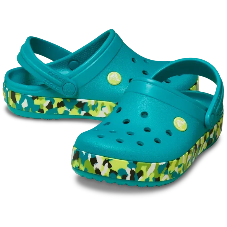 Crocband Glow Confetti Band Clog für Kinder Crocband Glow Confetti Band Clog für Kinder
