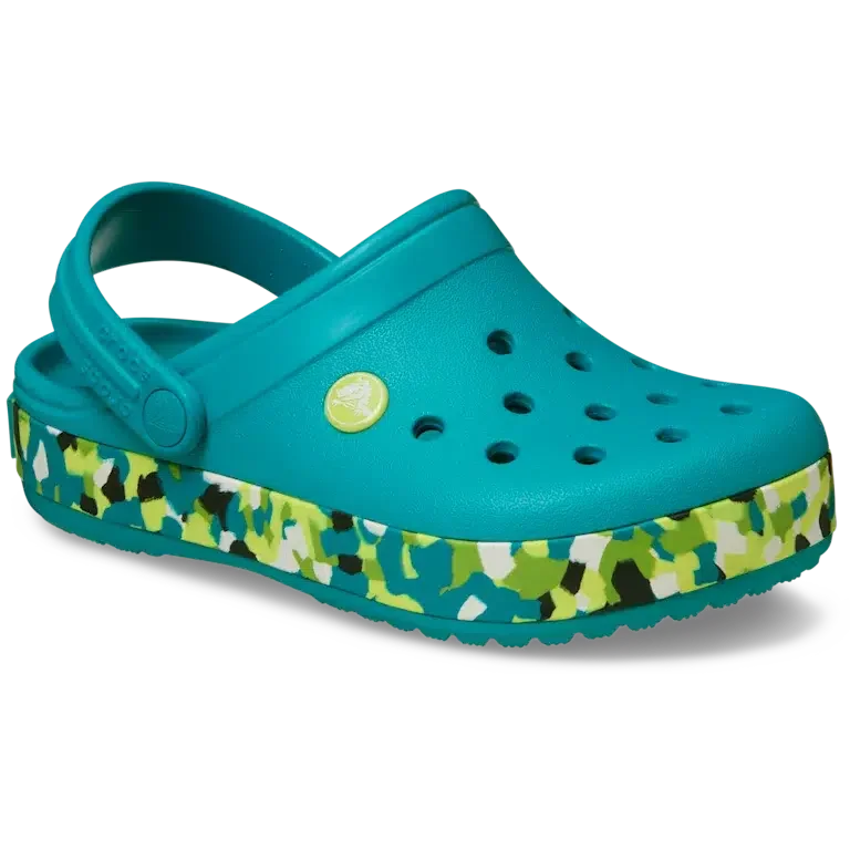 Crocband Glow Confetti Band Clog für Kinder Crocband Glow Confetti Band Clog für Kinder