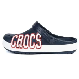 Crocband Logo Clogs „Navy White“