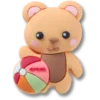 „Cutie Beach Bear“ Jibbitz-Anstecker „Cutie Beach Bear“ Jibbitz-Anstecker
