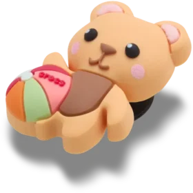 „Cutie Beach Bear“ Jibbitz-Anstecker „Cutie Beach Bear“ Jibbitz-Anstecker