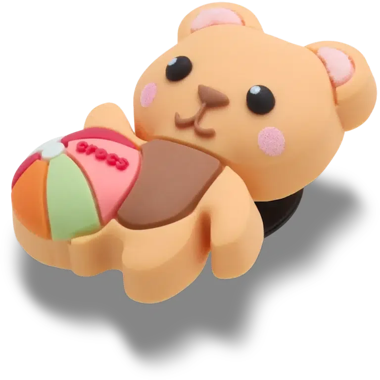 „Cutie Beach Bear“ Jibbitz-Anstecker „Cutie Beach Bear“ Jibbitz-Anstecker