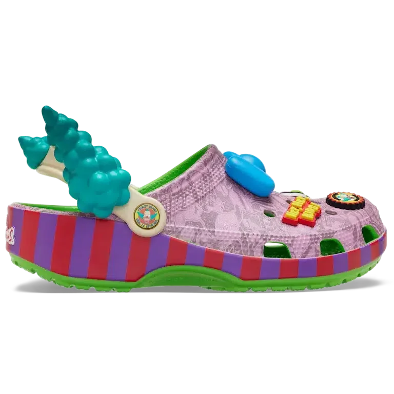 Der „Krusty the Clown Classic Clog“ aus der Simpsons-Kollektion Der „Krusty the Clown Classic Clog“ aus der Simpsons-Kollektion