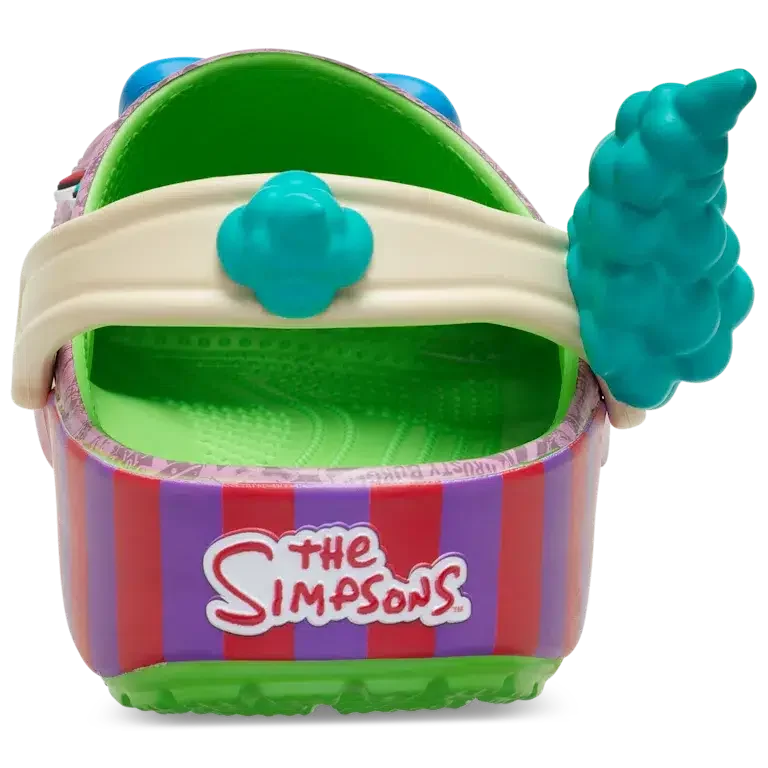 Der „Krusty the Clown Classic Clog“ aus der Simpsons-Kollektion Der „Krusty the Clown Classic Clog“ aus der Simpsons-Kollektion