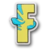 Disney-Figuren-Buchstabe F Jibbitz™-Anstecker Disney-Figuren-Buchstabe F Jibbitz™-Anstecker