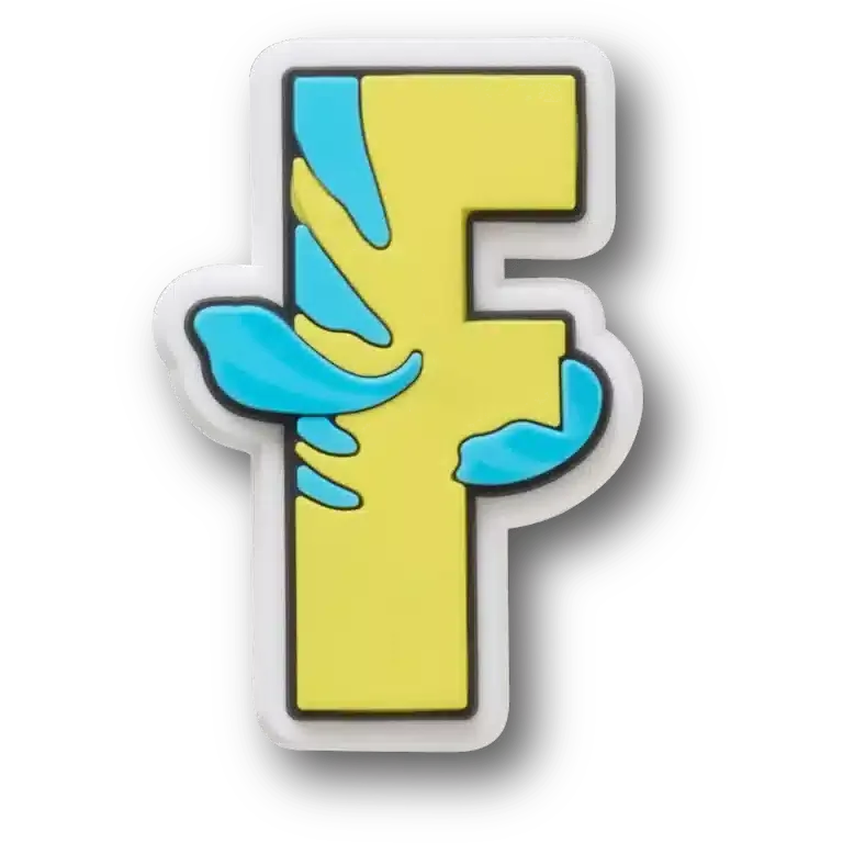 Disney-Figuren-Buchstabe F Jibbitz™-Anstecker Disney-Figuren-Buchstabe F Jibbitz™-Anstecker