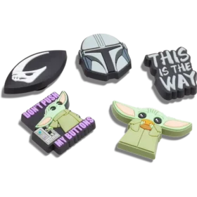 Disney’s „The Mandalorian“ 5er-Pack Jibbitz-Schuhanhänger Disney’s „The Mandalorian“ 5er-Pack Jibbitz-Schuhanhänger