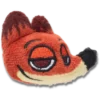 Disney „Zoomania 2“ Nick Wilde Plüsch-Schuhanhänger